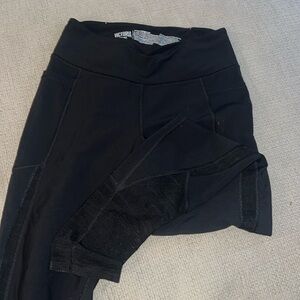 Victoria Secret Black leggings with mesh
